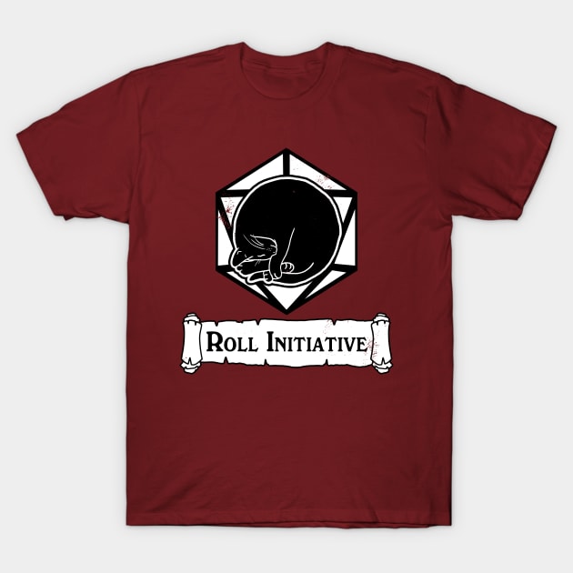 Roll for Initiative - alternate T-Shirt by CCDesign